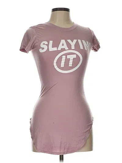 Pre-owned Rue21 Short Sleeve T-shirt In Pink