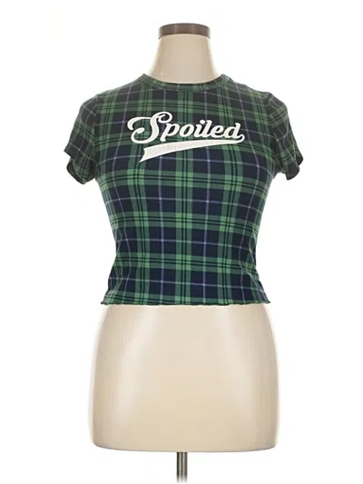 Pre-owned Rue21 Short Sleeve Turtleneck In Green