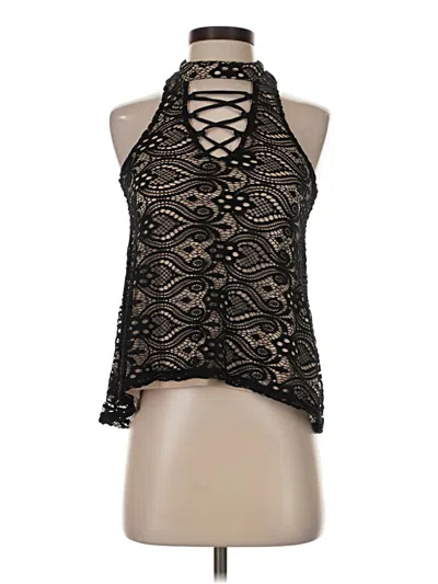Pre-owned Rue21 Sleeveless Blouse In Black