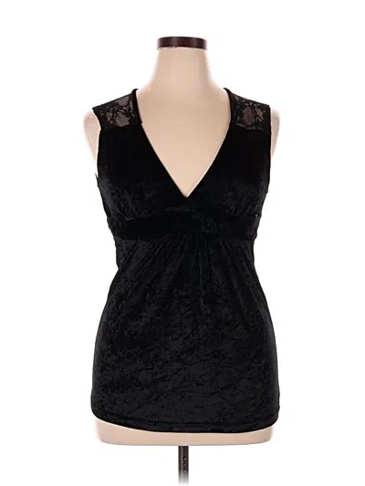 Pre-owned Rue21 Sleeveless Blouse In Black