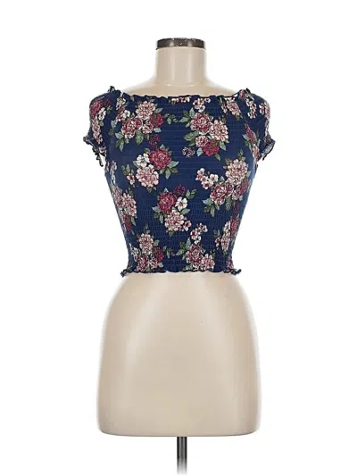 Pre-owned Rue21 Sleeveless Blouse In Blue