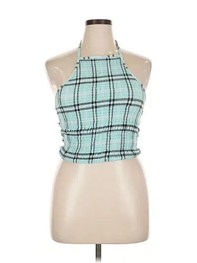 Pre-owned Rue21 Sleeveless Blouse In Blue