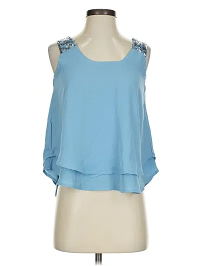 Pre-owned Rue21 Sleeveless Blouse In Blue