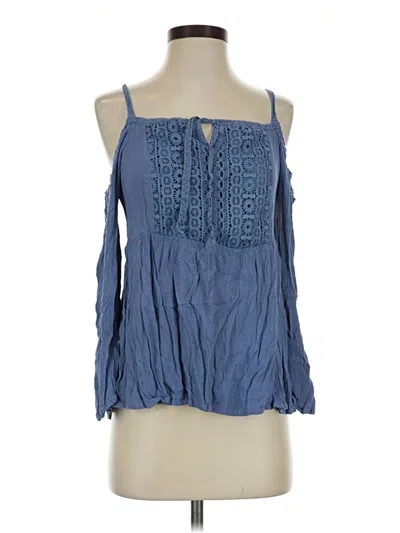 Pre-owned Rue21 Sleeveless Blouse In Blue