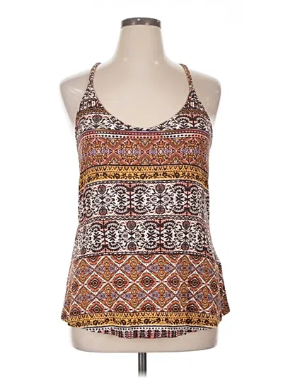 Pre-owned Rue21 Sleeveless Blouse In Brown