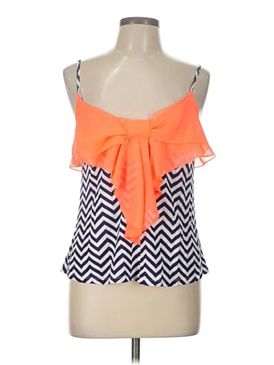 Pre-owned Rue21 Sleeveless Blouse In Orange