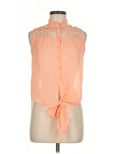Pre-owned Rue21 Sleeveless Blouse In Orange