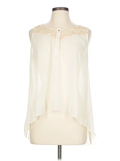 Pre-owned Rue21 Sleeveless Blouse In White