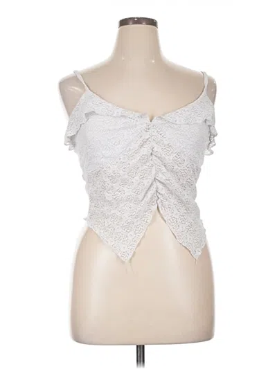 Pre-owned Rue21 Sleeveless Blouse In White
