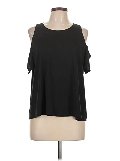 Pre-owned Rue21 Sleeveless Top Black Cold Shoulder Neckline Tops