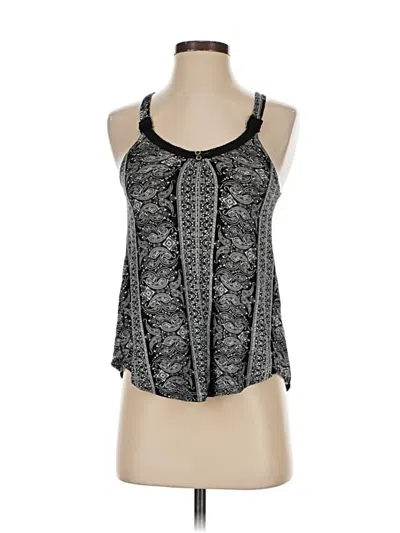 Pre-owned Rue21 Sleeveless Top Black Halter Neckline Tops