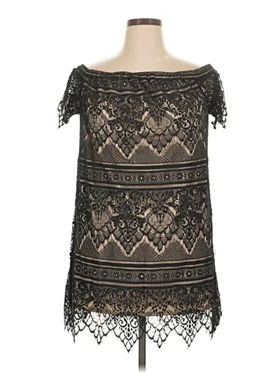 Pre-owned Rue21 Sleeveless Top Black Off The Shoulder Neckline Tops