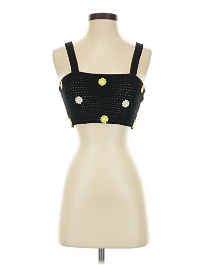 Pre-owned Rue21 Sleeveless Top Black Square Neckline Tops