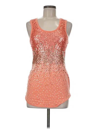 Pre-owned Rue21 Sleeveless Top Orange Sweetheart Neckline Tops