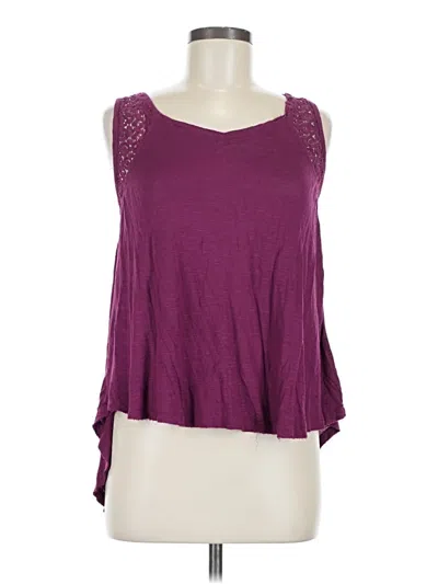 Pre-owned Rue21 Sleeveless Top Purple Halter Neckline Tops