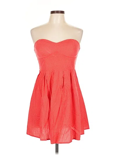 Pre-owned Rue21 Sleeveless Top Red Strapless Neckline Tops