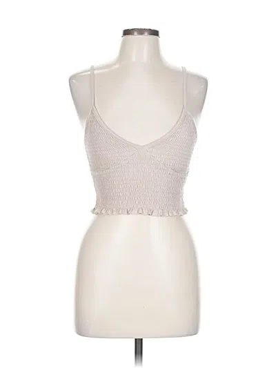 Pre-owned Rue21 Sleeveless Top Tan Sweetheart Neckline Tops In Brown