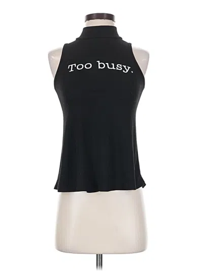 Pre-owned Rue21 Sleeveless T-shirt In Black