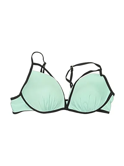 Pre-owned Rue21 Swimsuit Top Green Swimwear