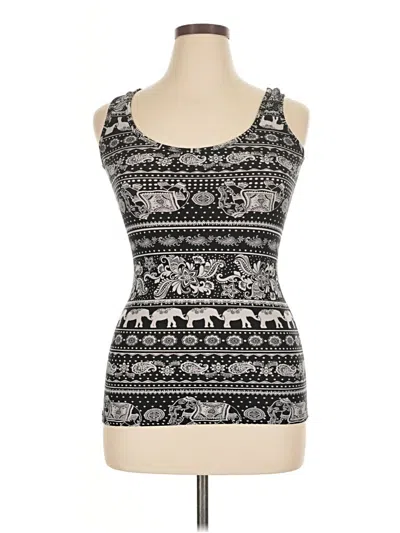 Pre-owned Rue21 Tank Top Black Halter Neckline Tops