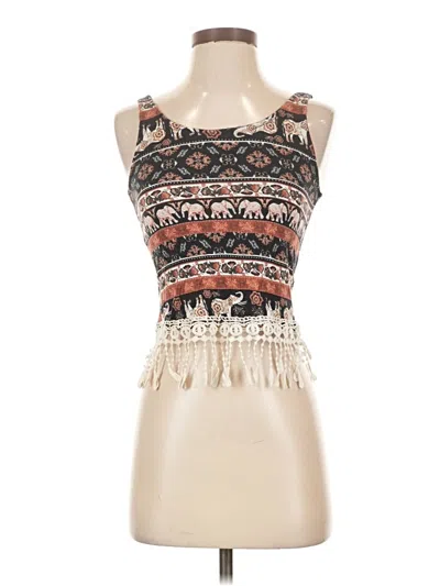 Pre-owned Rue21 Tank Top Ivory Halter Neckline Tops