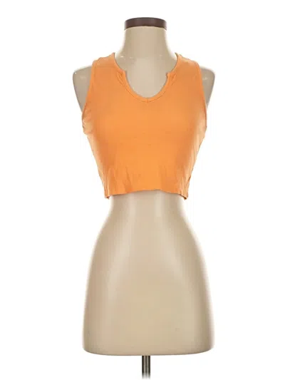 Pre-owned Rue21 Tank Top Orange Halter Neckline Tops