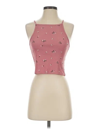 Pre-owned Rue21 Tank Top Pink Halter Neckline Tops