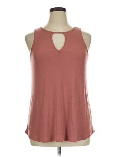 Pre-owned Rue21 Tank Top Pink Keyhole Neckline Tops