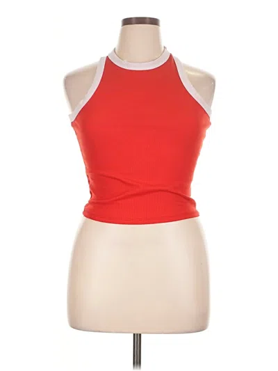 Pre-owned Rue21 Tank Top Red Halter Neckline Tops