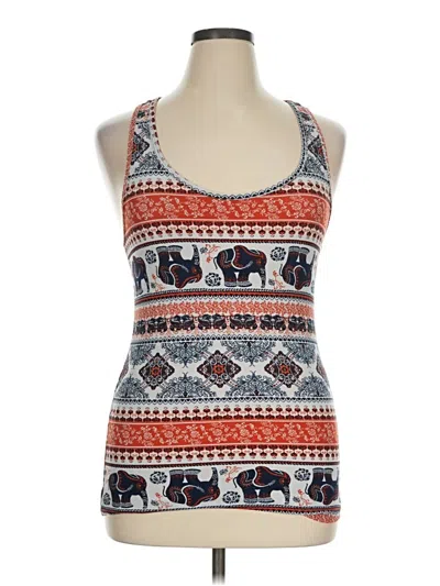 Pre-owned Rue21 Tank Top Red Halter Neckline Tops