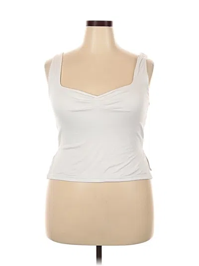 Pre-owned Rue21 Tank Top White Strapless Neckline Tops