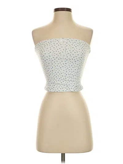 Pre-owned Rue21 Tube Top Ivory Strapless Neckline Tops