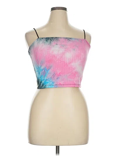 Pre-owned Rue21 Tube Top Pink Strapless Neckline Tops