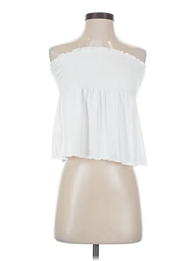 Pre-owned Rue21 Tube Top White Strapless Neckline Tops