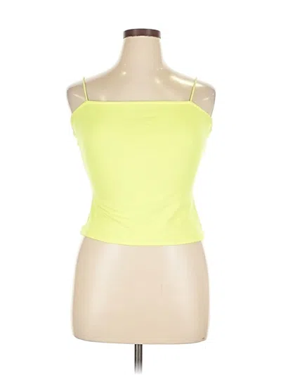 Pre-owned Rue21 Tube Top Yellow Strapless Neckline Tops
