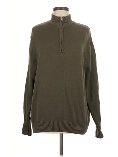 Pre-owned Rue21 Turtleneck Sweater In Green