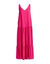 Rue•8isquit Woman Maxi Dress Fuchsia Size 4 Polyester In Pink