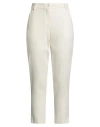 Rue•8isquit Woman Pants Ivory Size 8 Polyester, Viscose In White