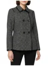 Rue•8isquit Women's Jackets  - Caban Tweed - Multicolor In Gray