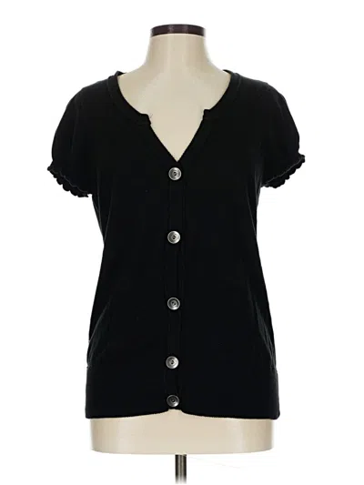 Pre-owned Ruff Hewn Cardigan Sweater In Black