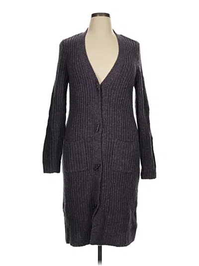 Pre-owned Ruff Hewn Cardigan Sweater In Gray