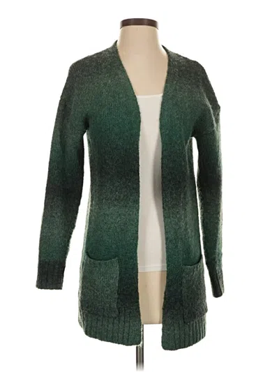 Pre-owned Ruff Hewn Cardigan Sweater In Green
