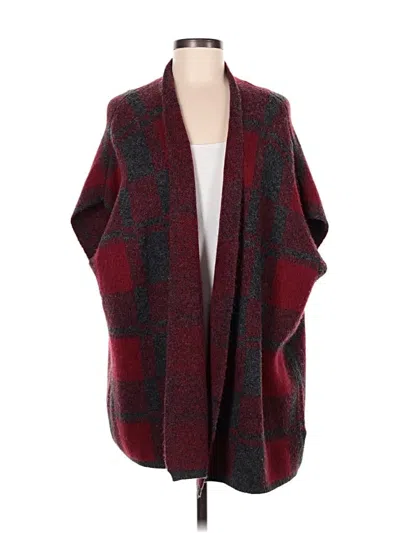 Pre-owned Ruff Hewn Kimono In Burgundy