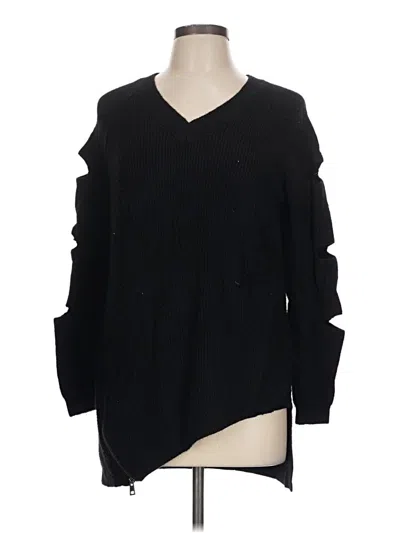 Pre-owned Ruff Hewn Pullover Sweater In Black