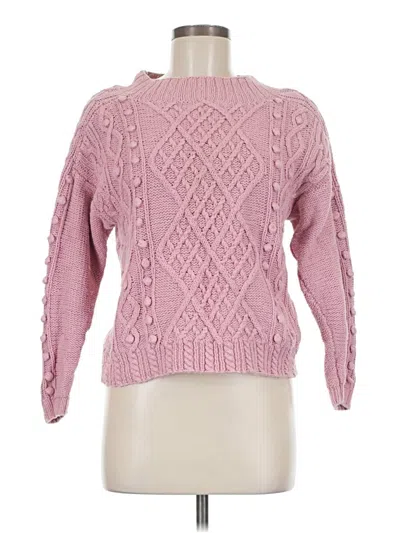 Pre-owned Ruff Hewn Pullover Sweater In Pink