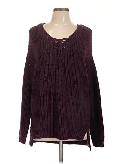 Pre-owned Ruff Hewn Pullover Sweater In Purple