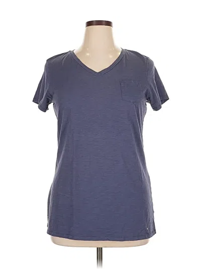 Pre-owned Ruff Hewn Short Sleeve T-shirt In Blue