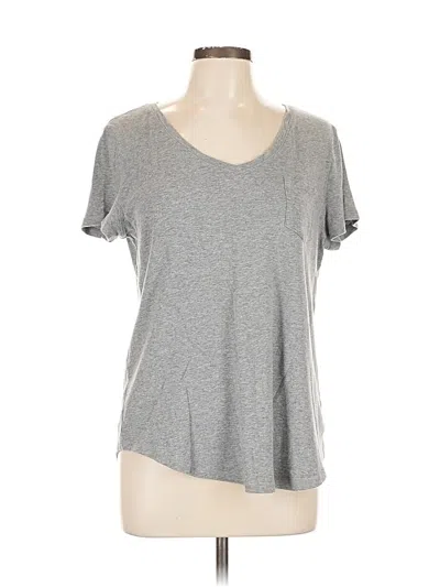 Pre-owned Ruff Hewn Short Sleeve T-shirt In Gray