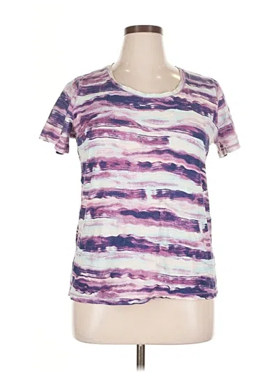 Pre-owned Ruff Hewn Short Sleeve T-shirt In Purple