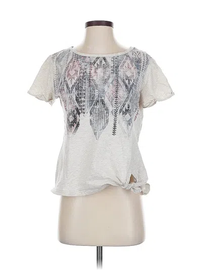 Pre-owned Ruff Hewn Short Sleeve T-shirt In White